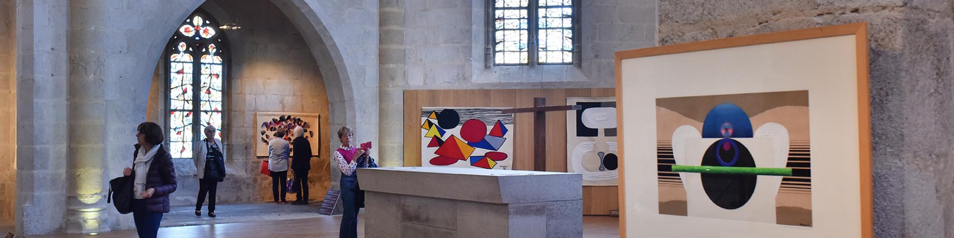 Exposition de tapisseries eglise du château Felletin