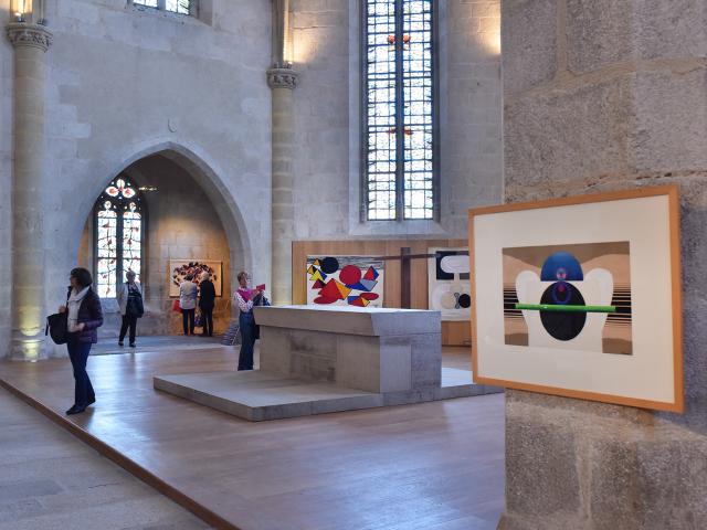 Exposition de tapisseries eglise du château Felletin