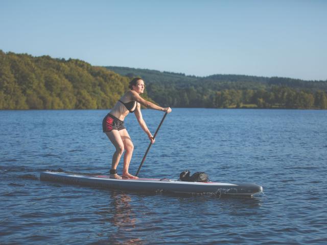 Paddle Lac de Vassivière©c Pean