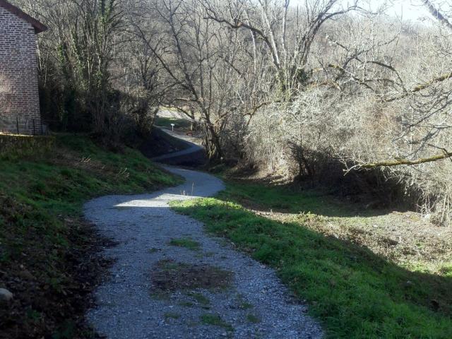 Chemin à Saint Martial Le Mont