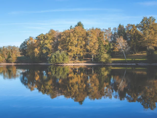 Paysage Lac Automne Vassivierechristophe Pean 4
