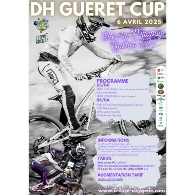 DH Guéret Cup 2025 - Affiche