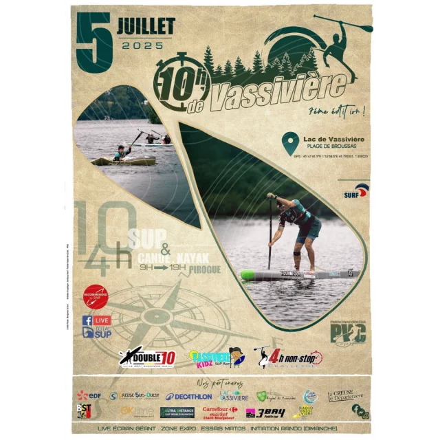 Les 10h de Vassivière - Affiche 2025