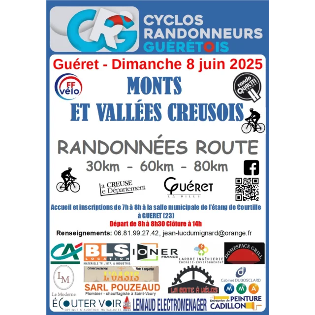 Monts et Vallées Creusois 2025 - Affiche