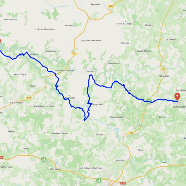 Tour de la Creuse à vélo, étape 6