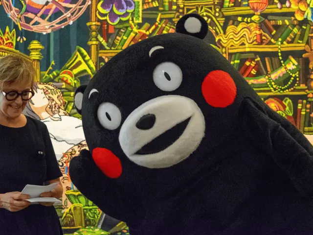 Kumamon à la Cité de la Tapisserie -Creuse Tourisme M.F.