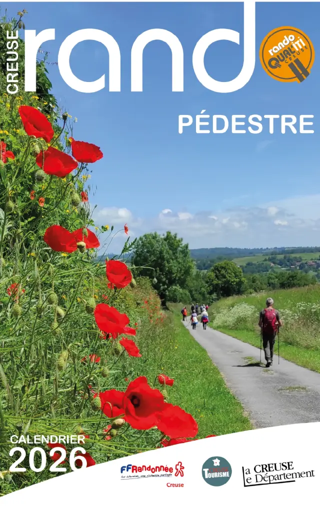 Calendrier randonnées pédestres Creuse 2026