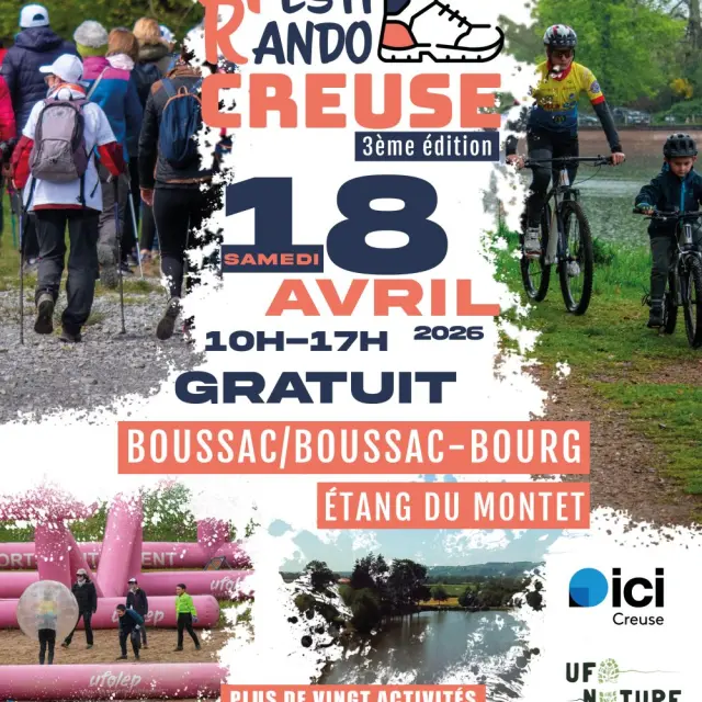 Affiche Festirando Creuse 2026