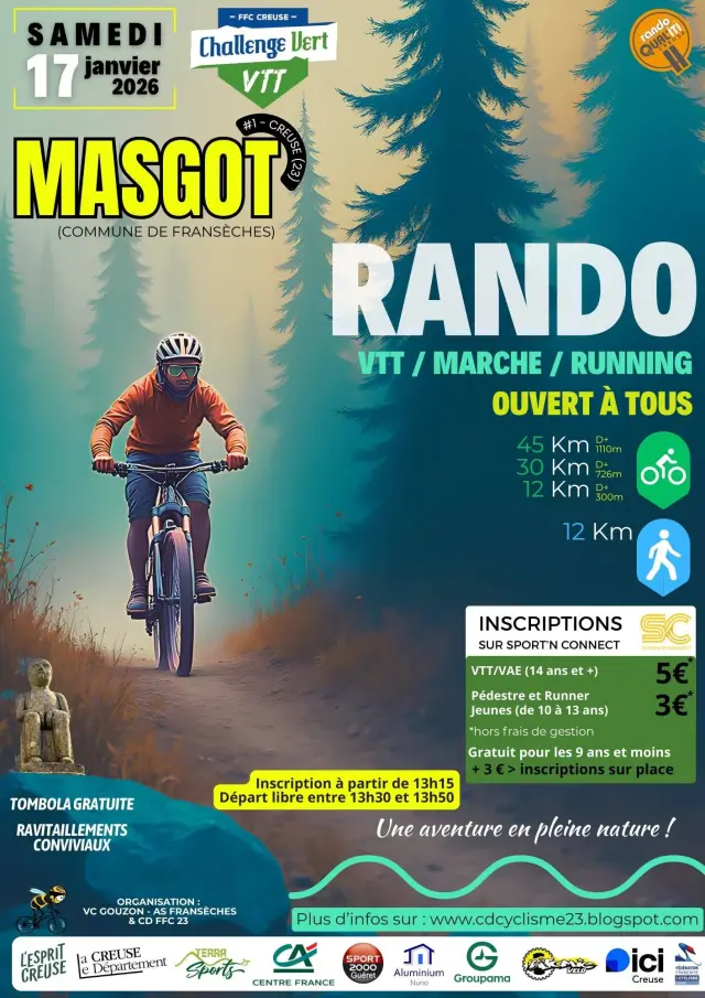 Affiche Challenge Vert Masgot