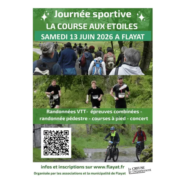 Affiche 2026 - La course aux étoiles Flayat