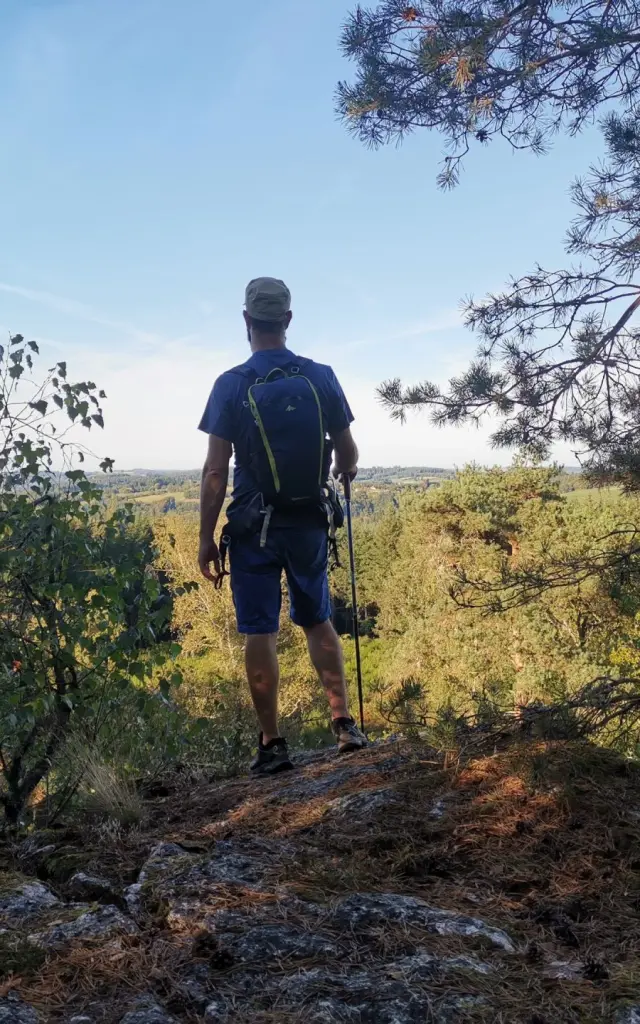 Randonnée Bois des Boeufs Roches de Mazuras Creuse Sud Ouest