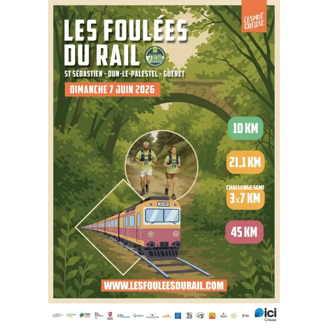 Les Foulées du Rail - Affiche 2026