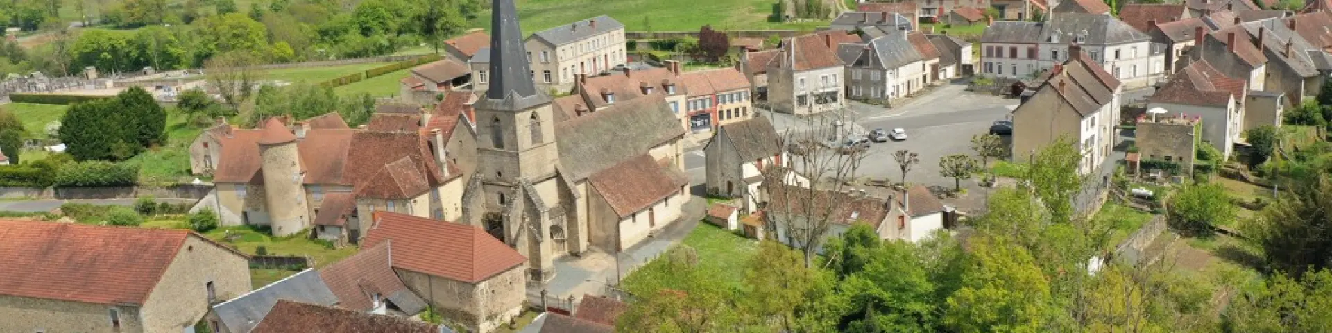 Chéniers, vue aérienne