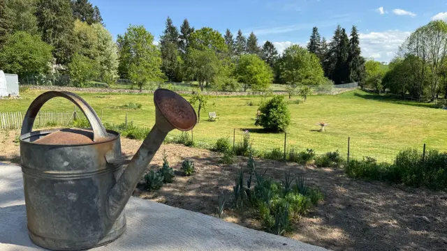 Maison d'hôtes Ourdeaux - vue sur jardin