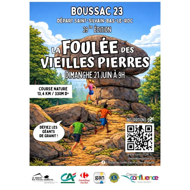 Affiche 2026 - La Foulée des Vieilles Pierres
