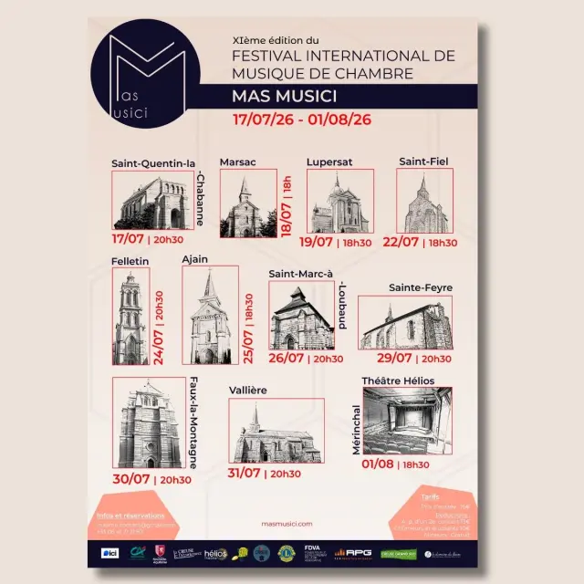 Mas Musici - Affiche 2026