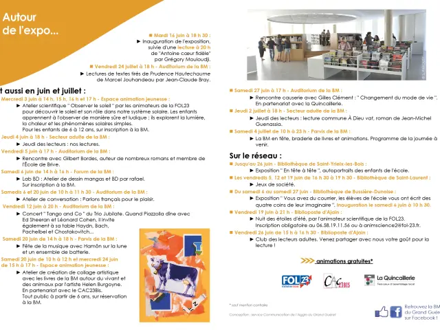 Depliant Expo Jouhandeau Verso