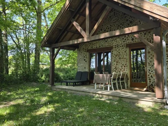 Maison Eco Exterieure Camping Creuse Nature