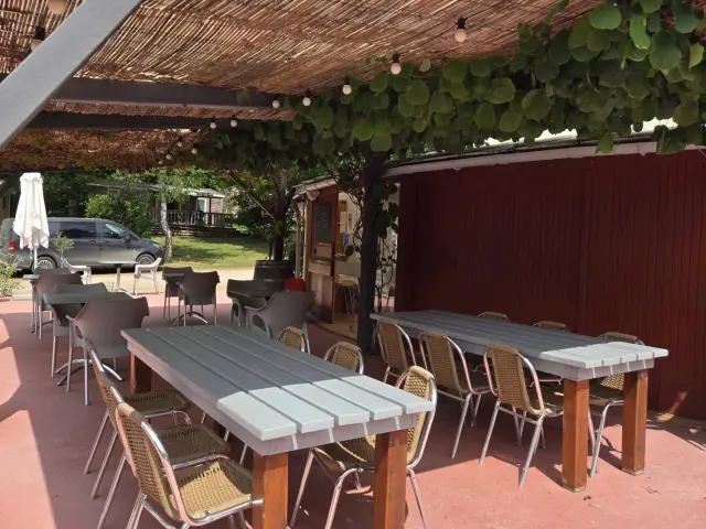 Terrasse Camping Camping Creuse Nature