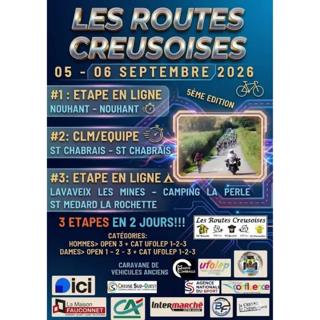 Les Routes Creusoises - Affiche 2026