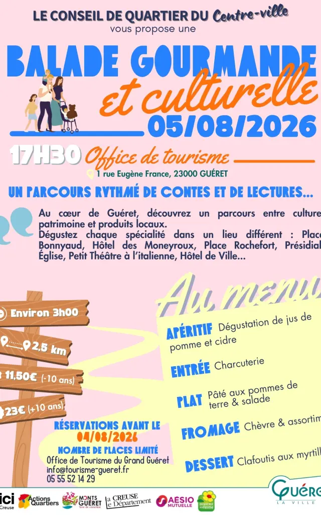 Balade gourmande - Guéret 2026