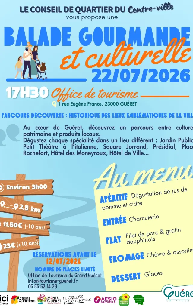 Balade gourmande - Guéret 2026