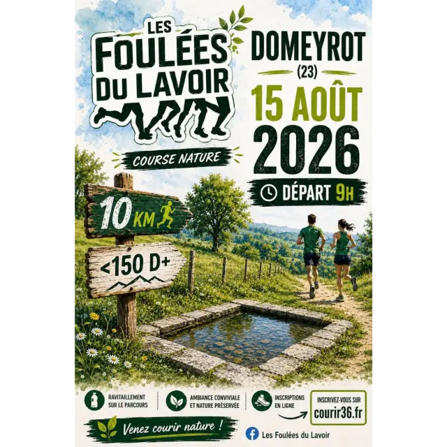 Les Foulées du Lavoir - Affiche 2026