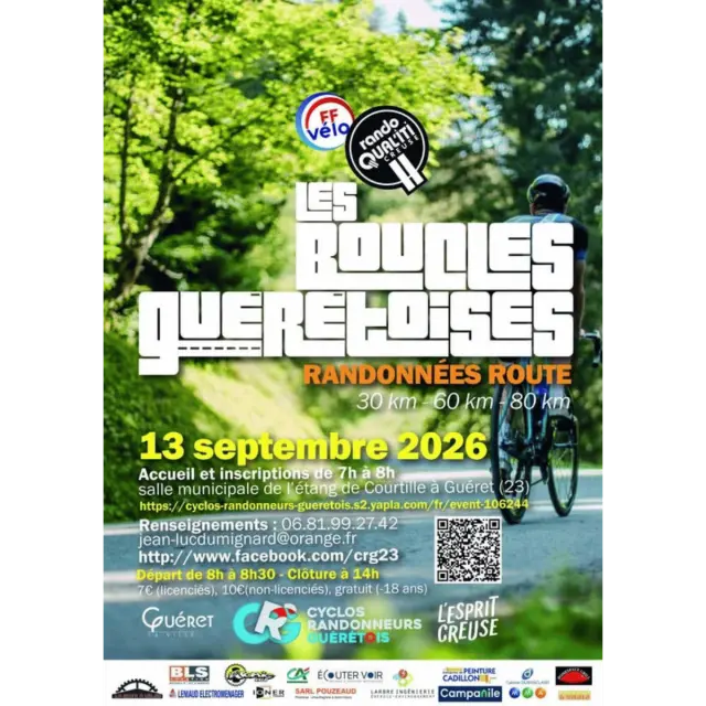 Les Boucles Gueretoises - Affiche 2026